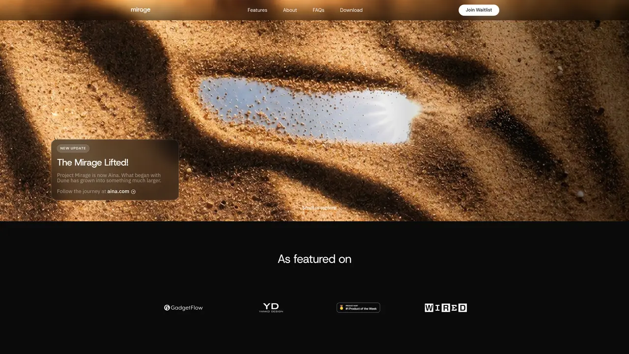 Project Mirage featured image