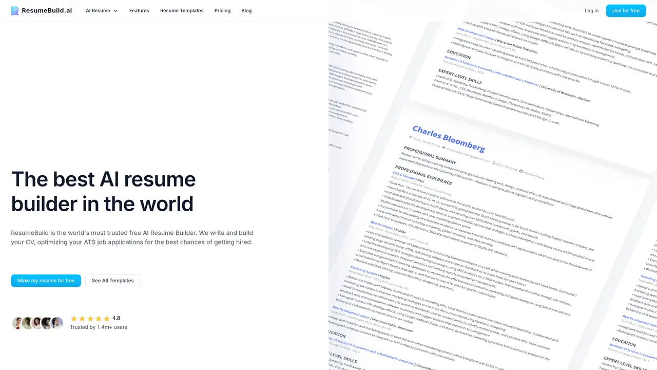ResumeBuild featured image