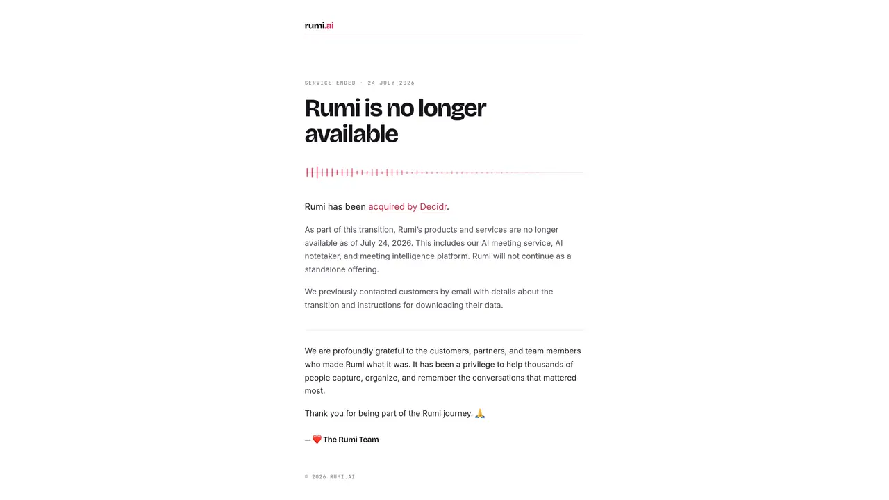 Rumi.ai featured image