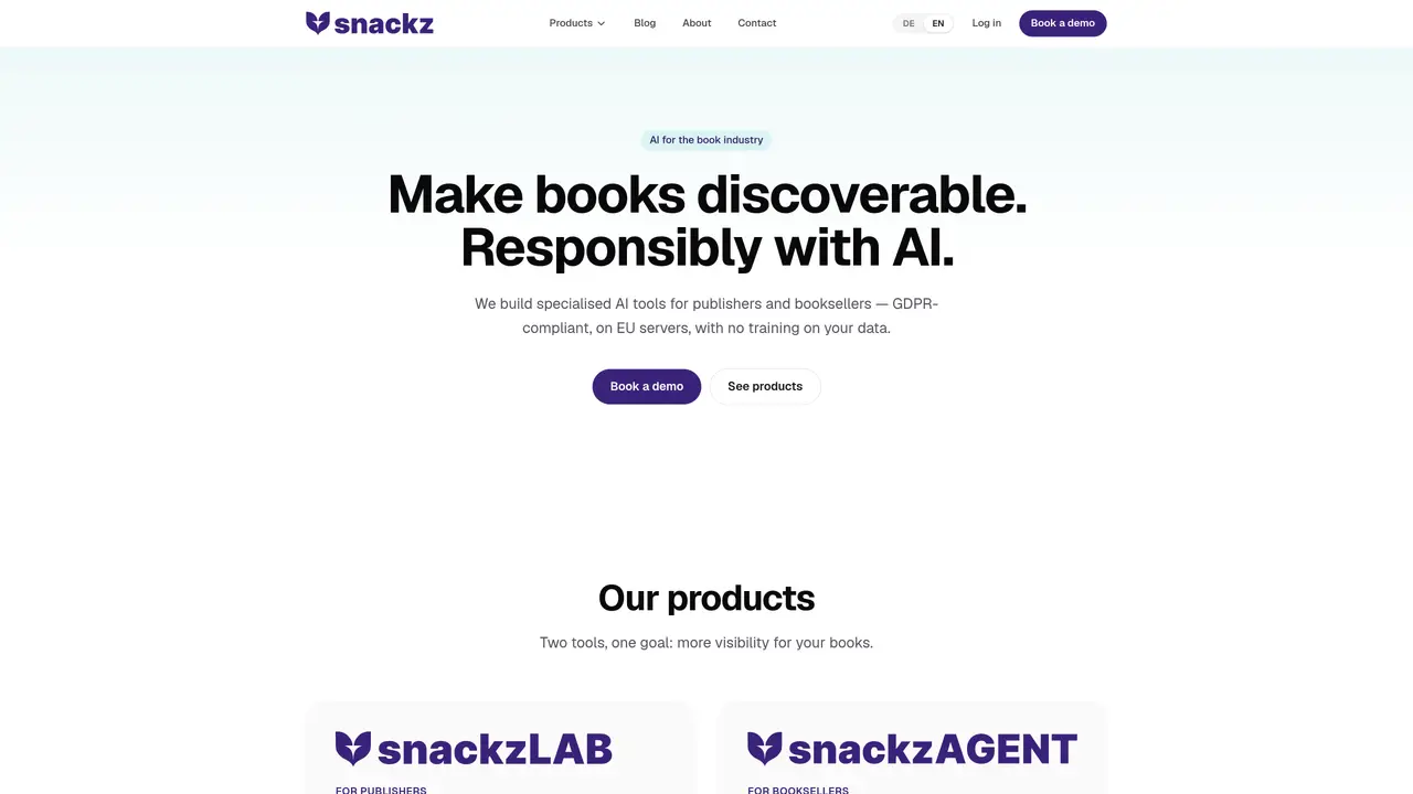 Snackz.ai featured image