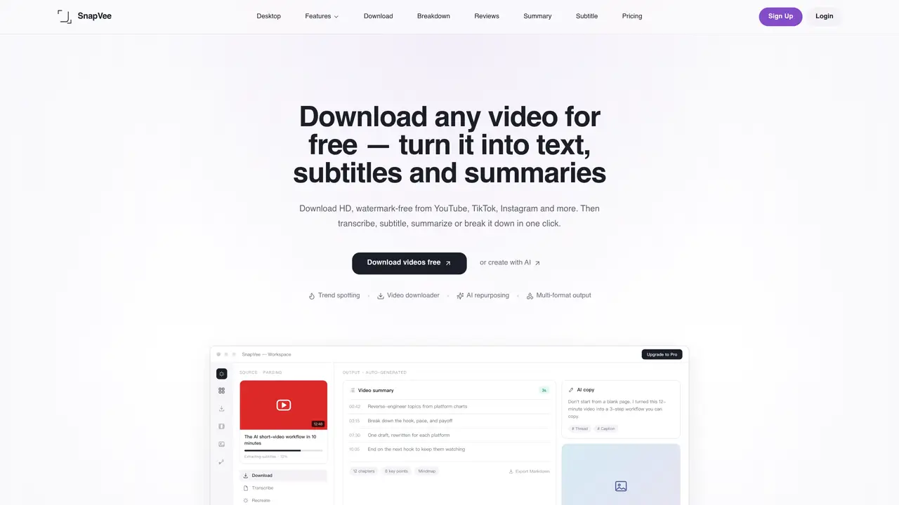 SnapVee Studio featured image