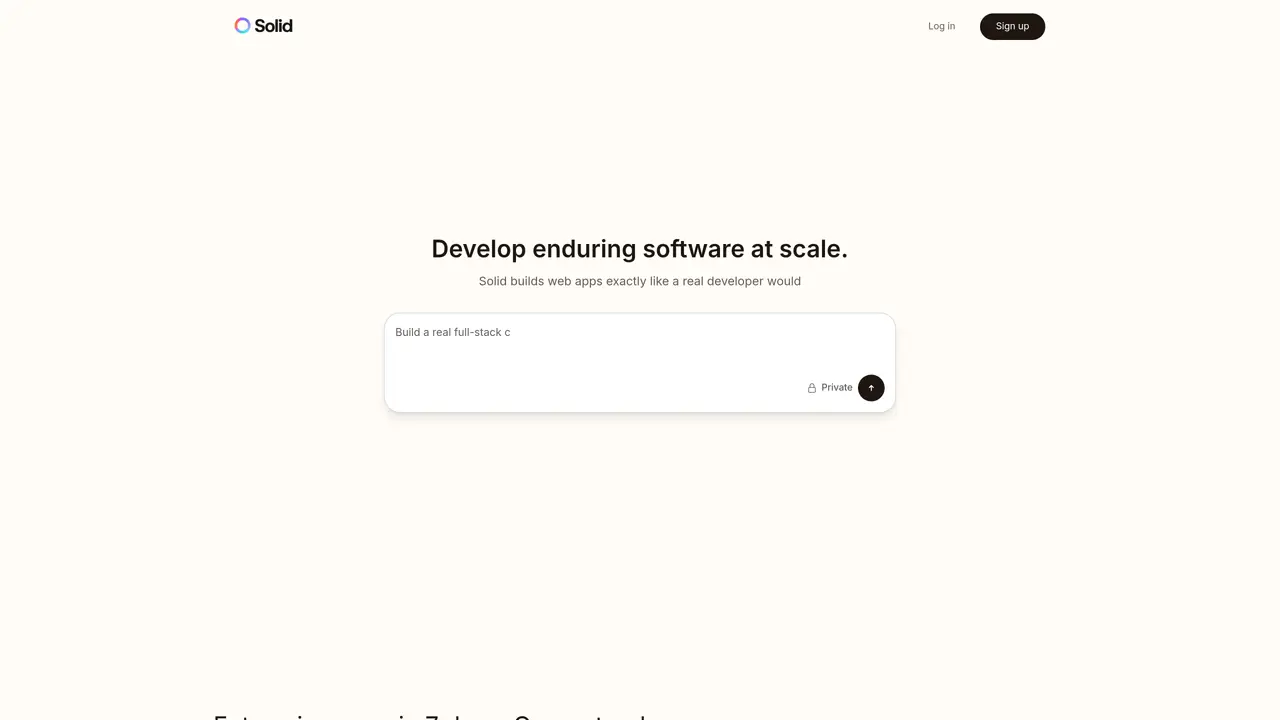 Solid featured image