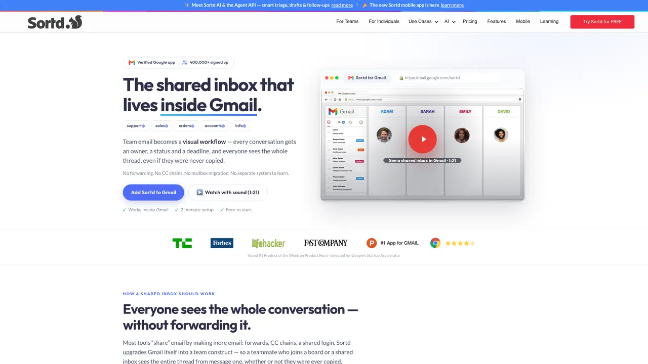 Sortd featured image