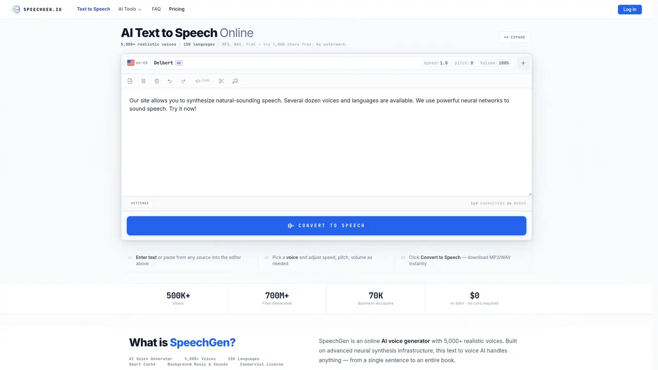 SpeechGen featured image