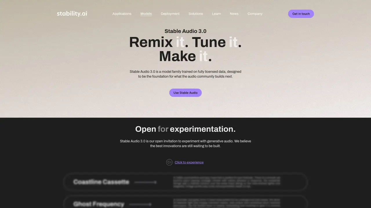 Stable Audio featured image