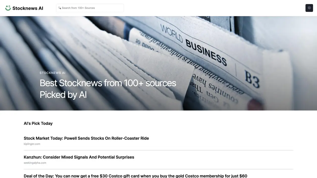 Stocknews AI featured image