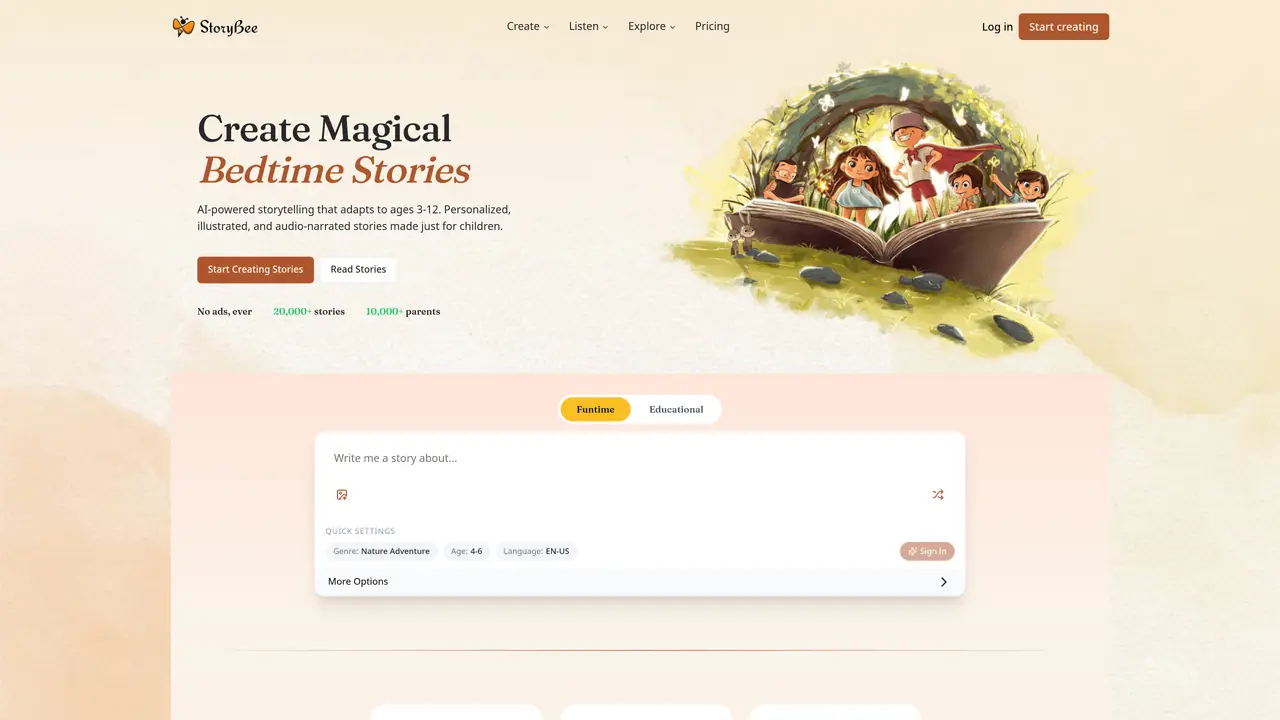 StoryBee featured image