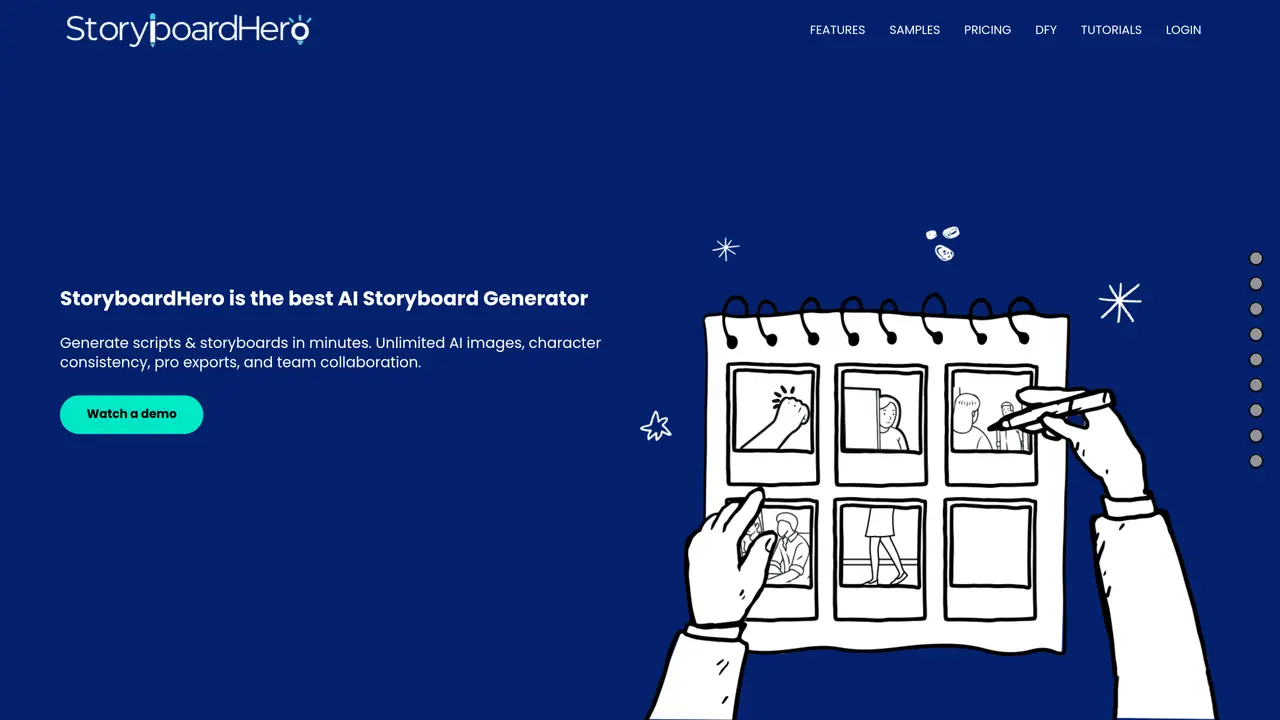 StoryboardHero AI Storyboard Generator featured image