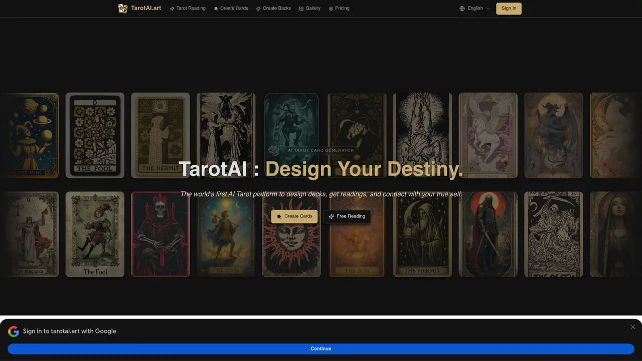 TarotAI featured image