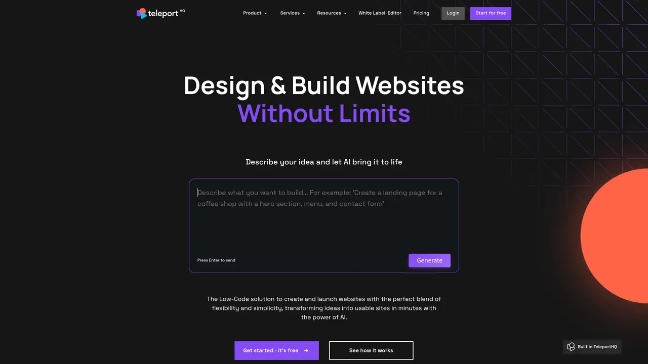 Teleporthq featured image