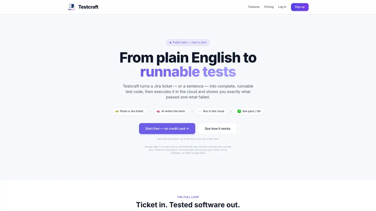 Testcraft featured image