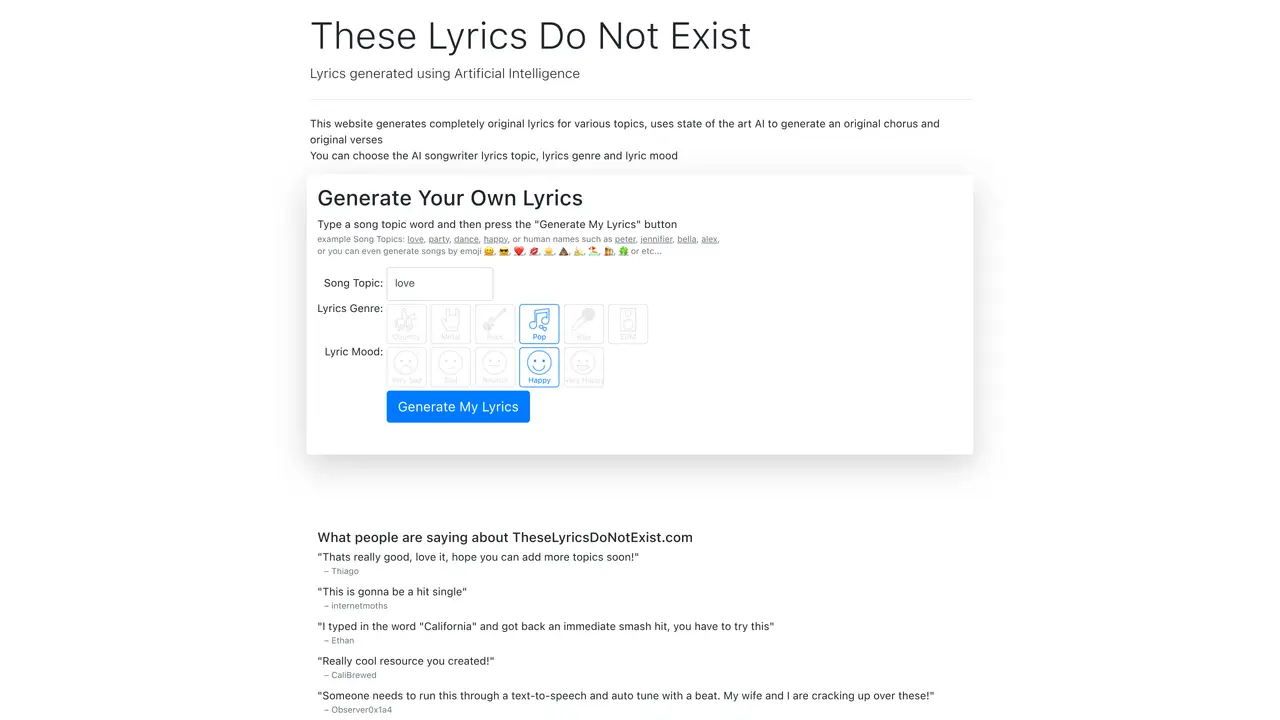 These Lyrics Do Not Exist featured image
