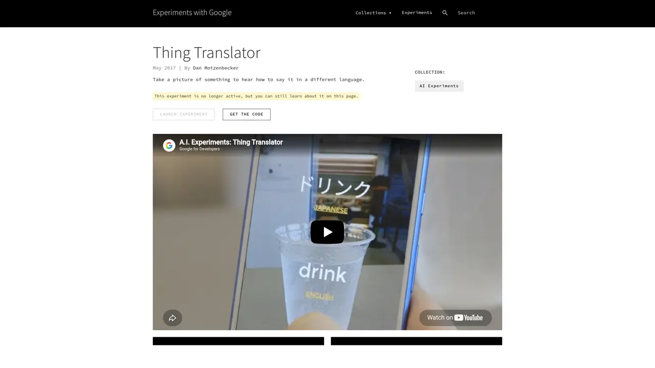 Thing Translator featured image