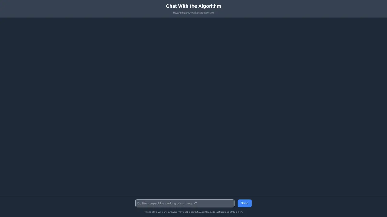 Twitter Algorithm Chatbot featured image