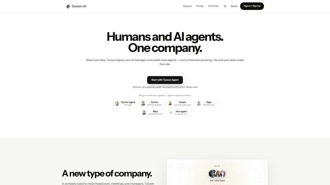 Tycoon AI featured image