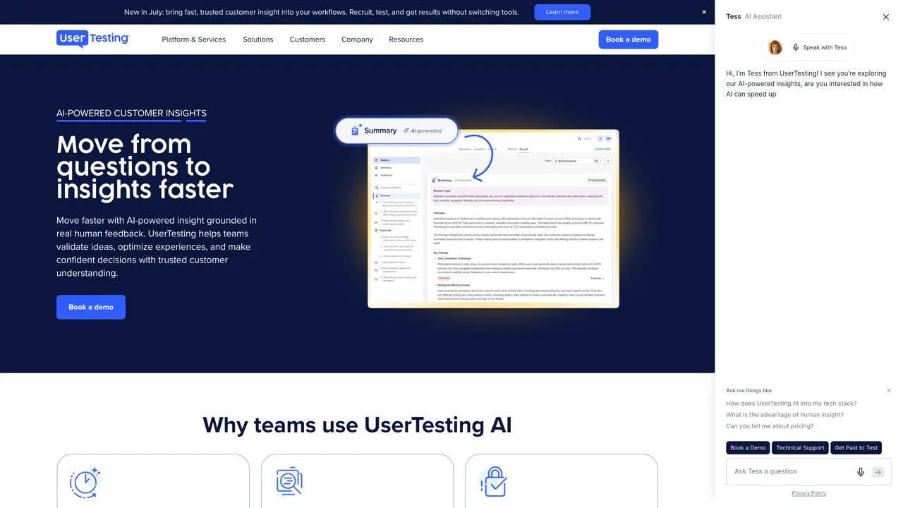 UserTesting AI featured image