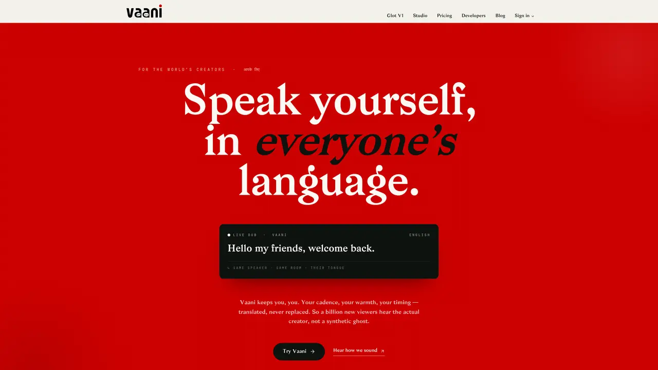 Vaani featured image