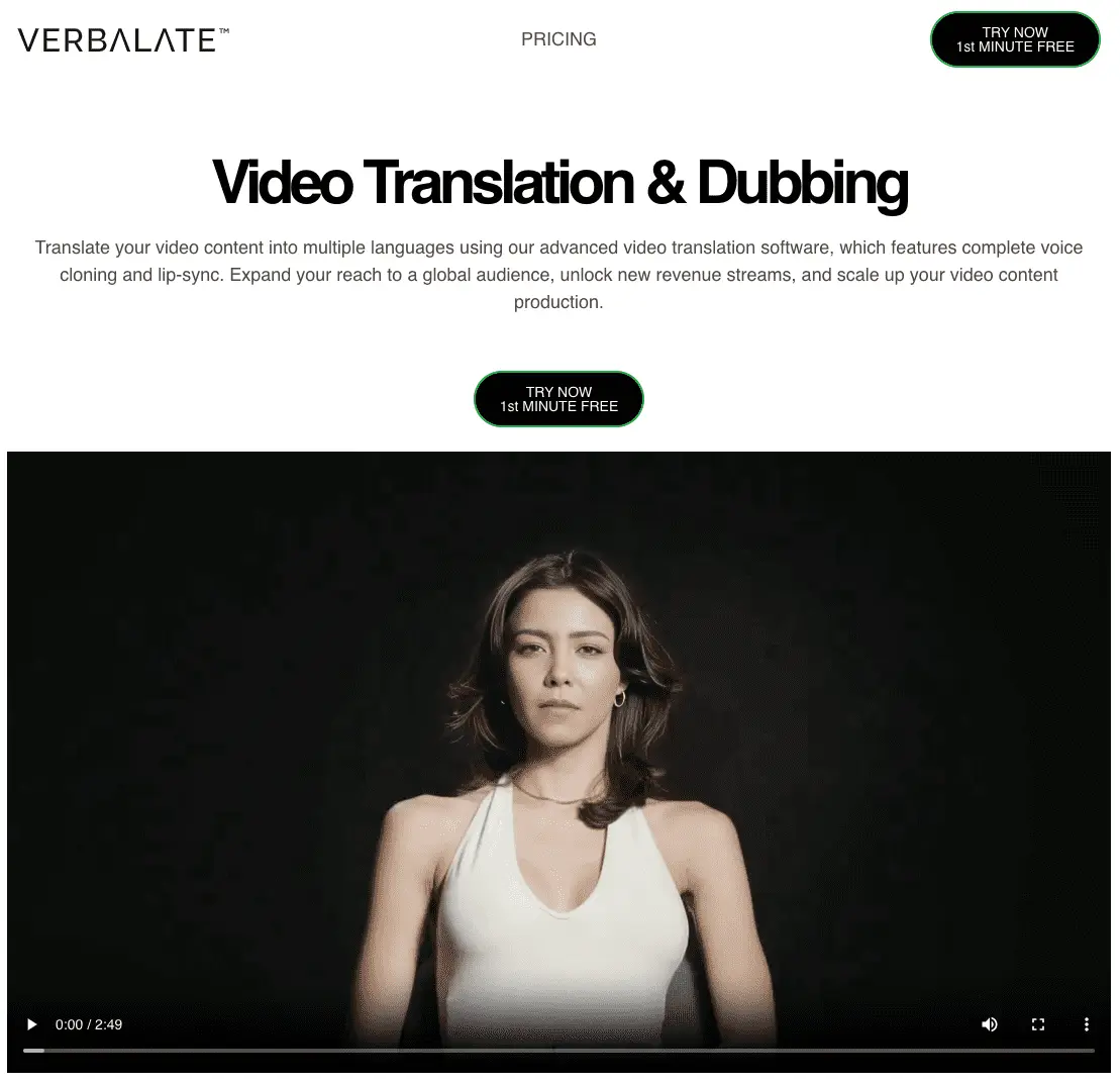 Verbalate Video Translator featured image
