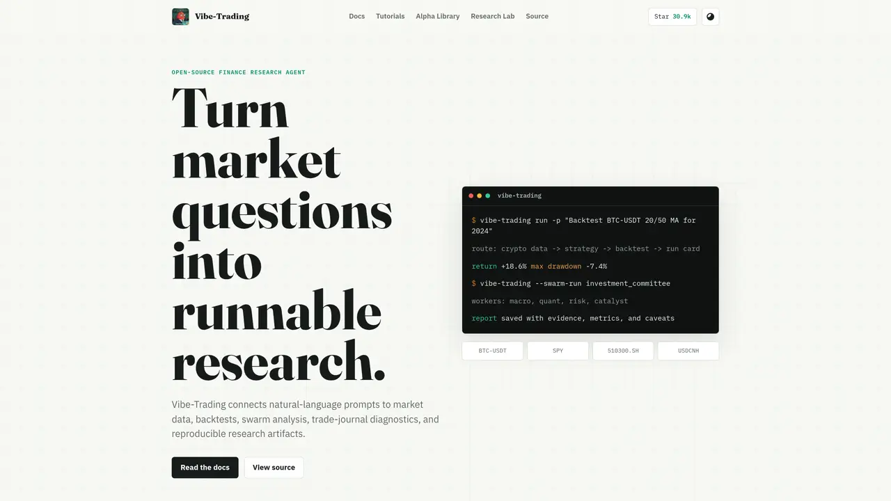 Vibe-Trading featured image