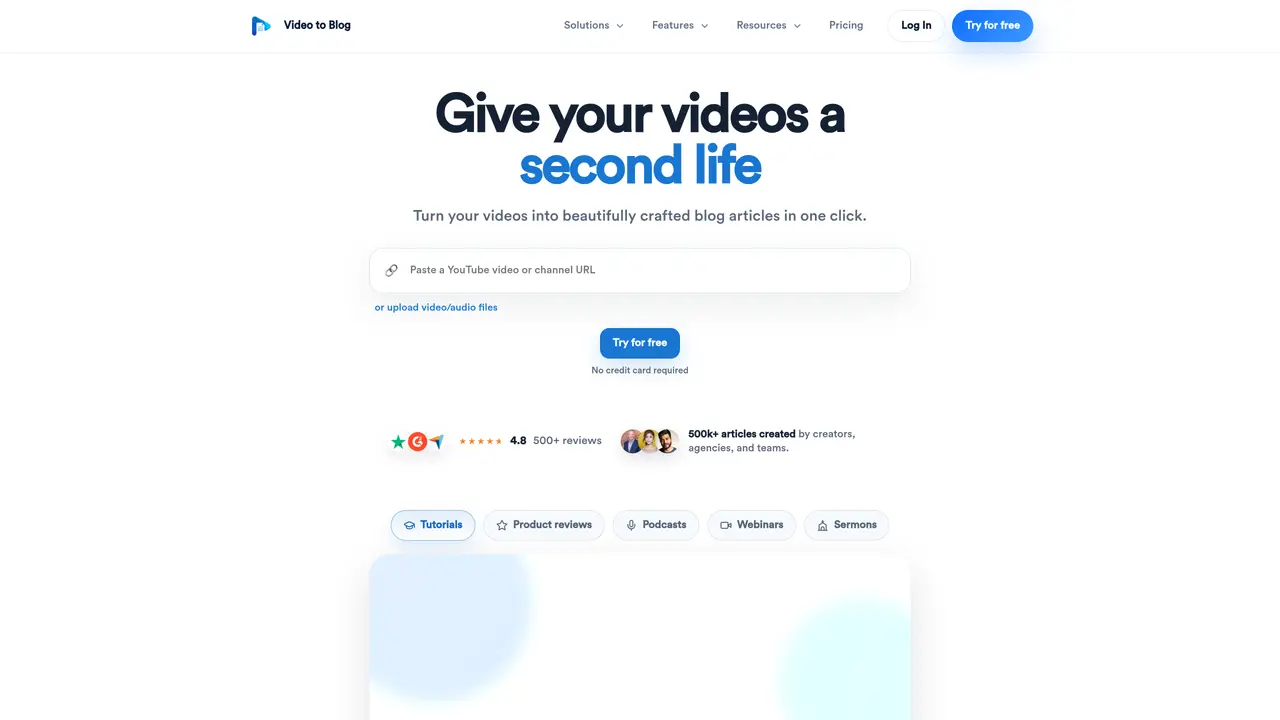 Video To Blog featured image