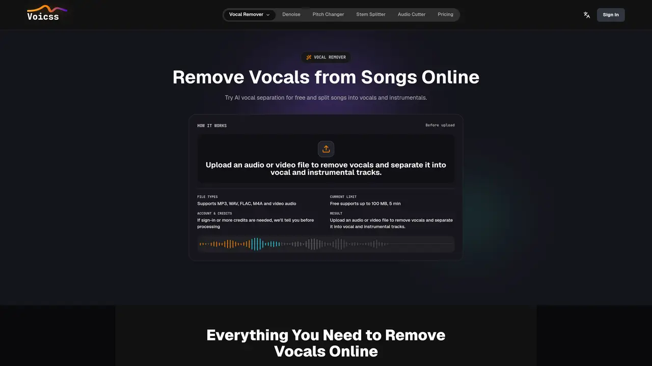 Voicss featured image