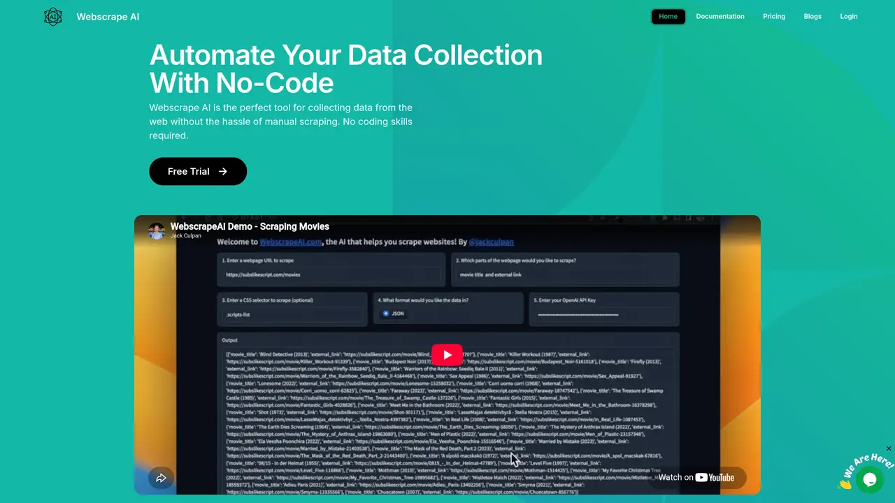 WebscrapeAI featured image