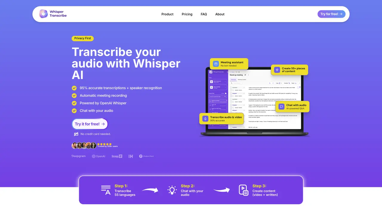 WhisperTranscribe featured image