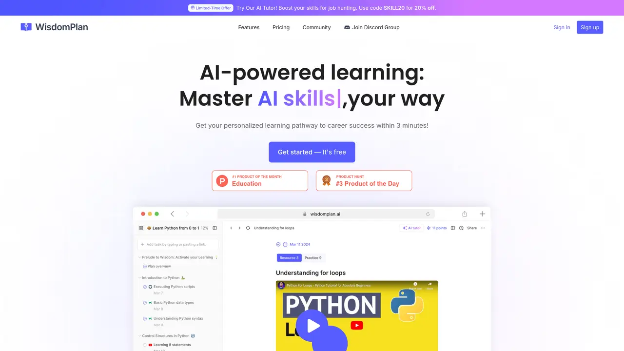 WisdomPlan featured image