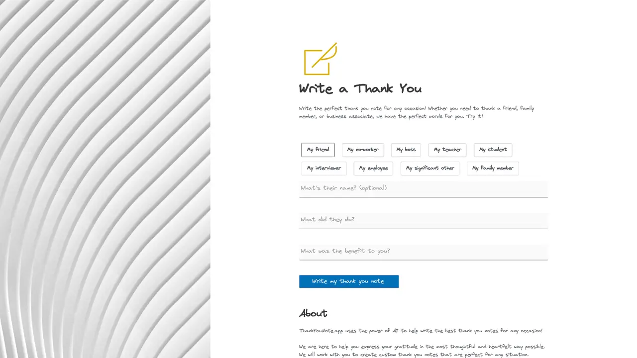 Write A Thank You featured image