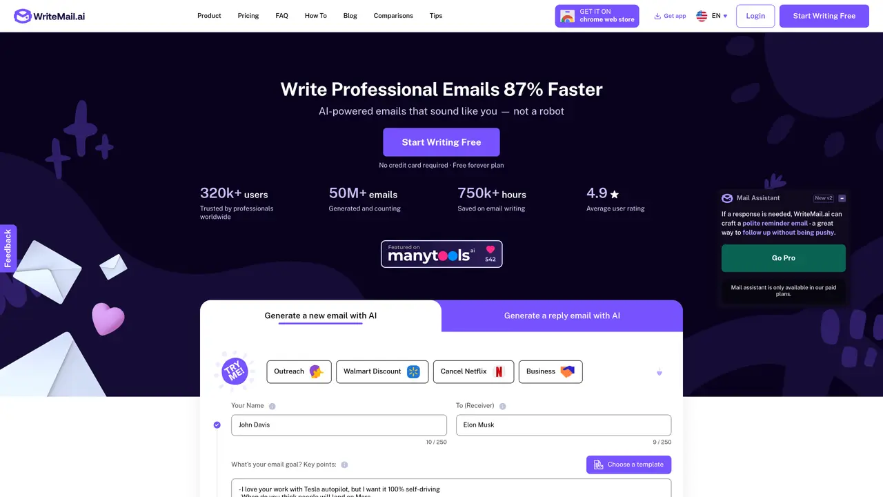 Writemail featured image