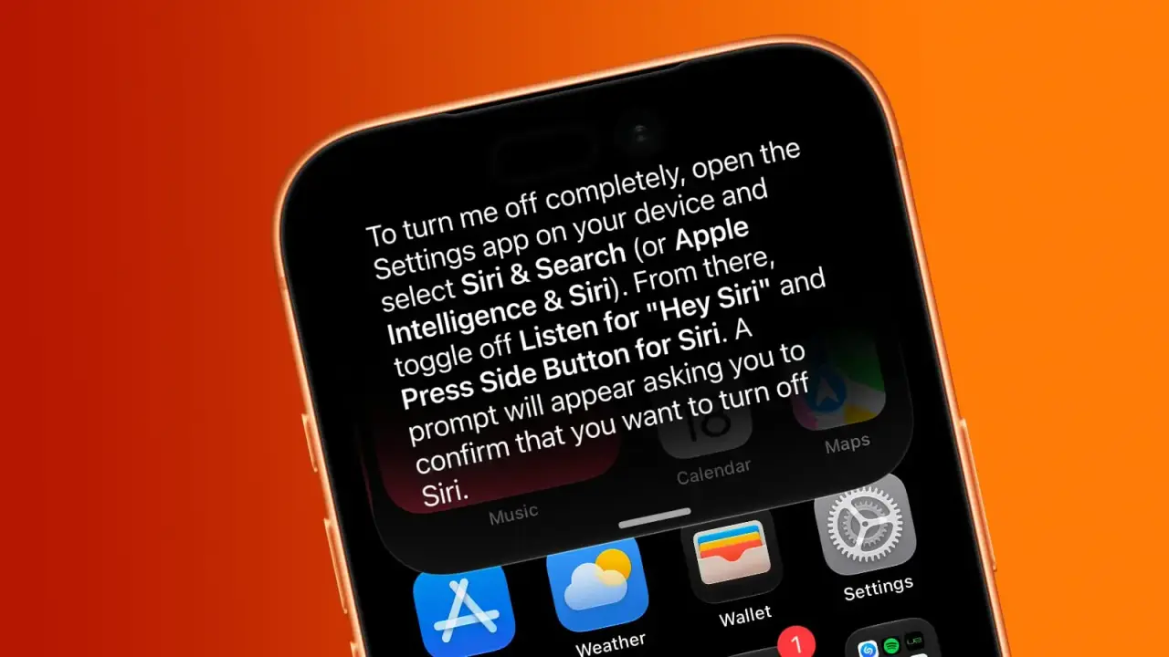 How to turn off Siri AI and other Apple Intelligence features