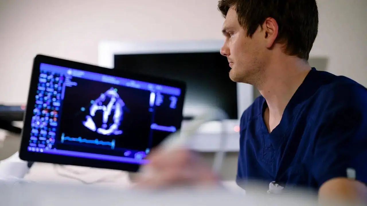 AI-assisted approach helps novice users capture heart ultrasound images and identify aortic stenosis