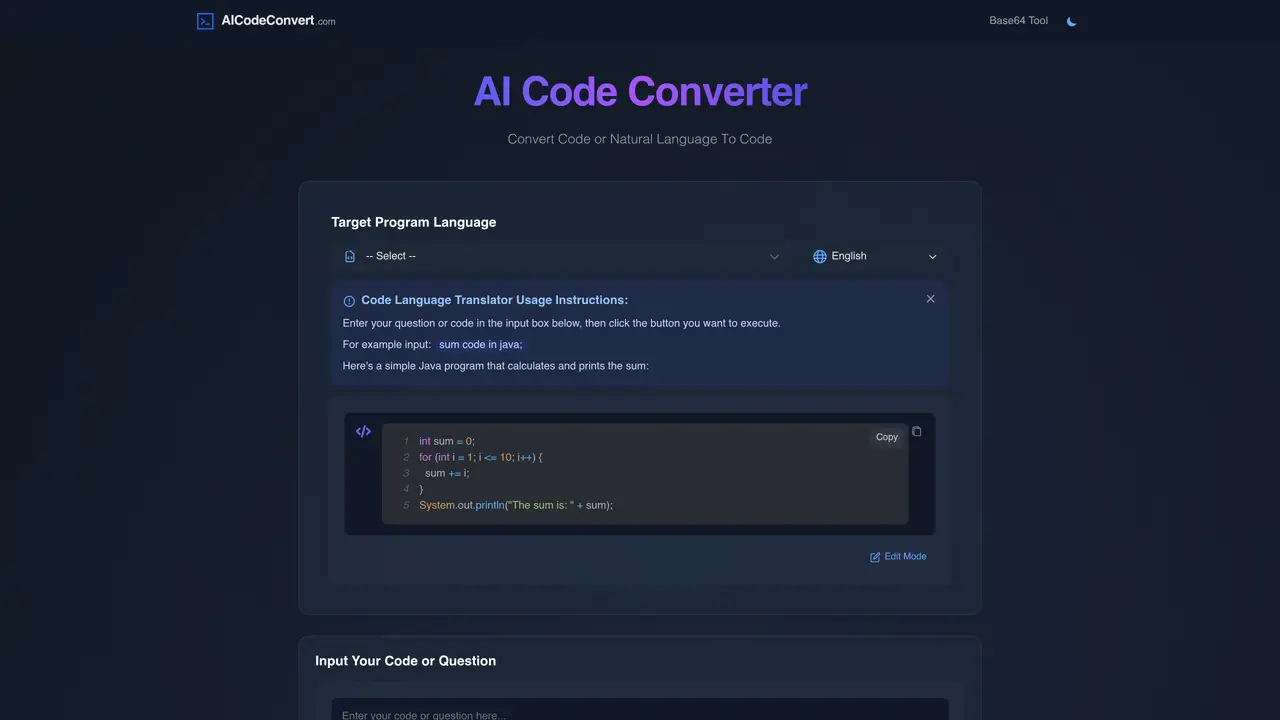 AI Code Converter featured image