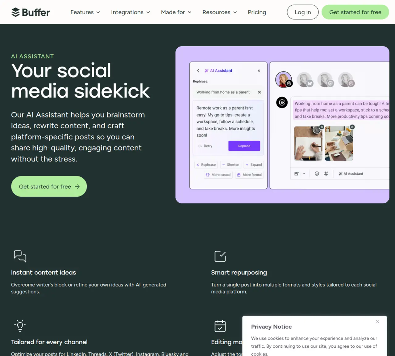 Buffer AI assistant featured image