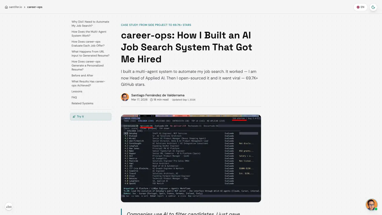 Career Ops System featured image