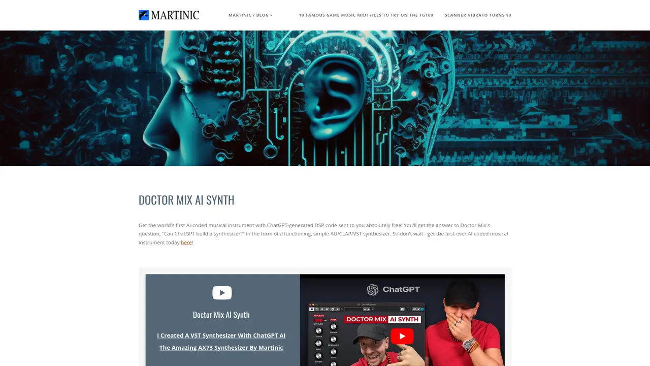 Doctor Mix AI Synth featured image