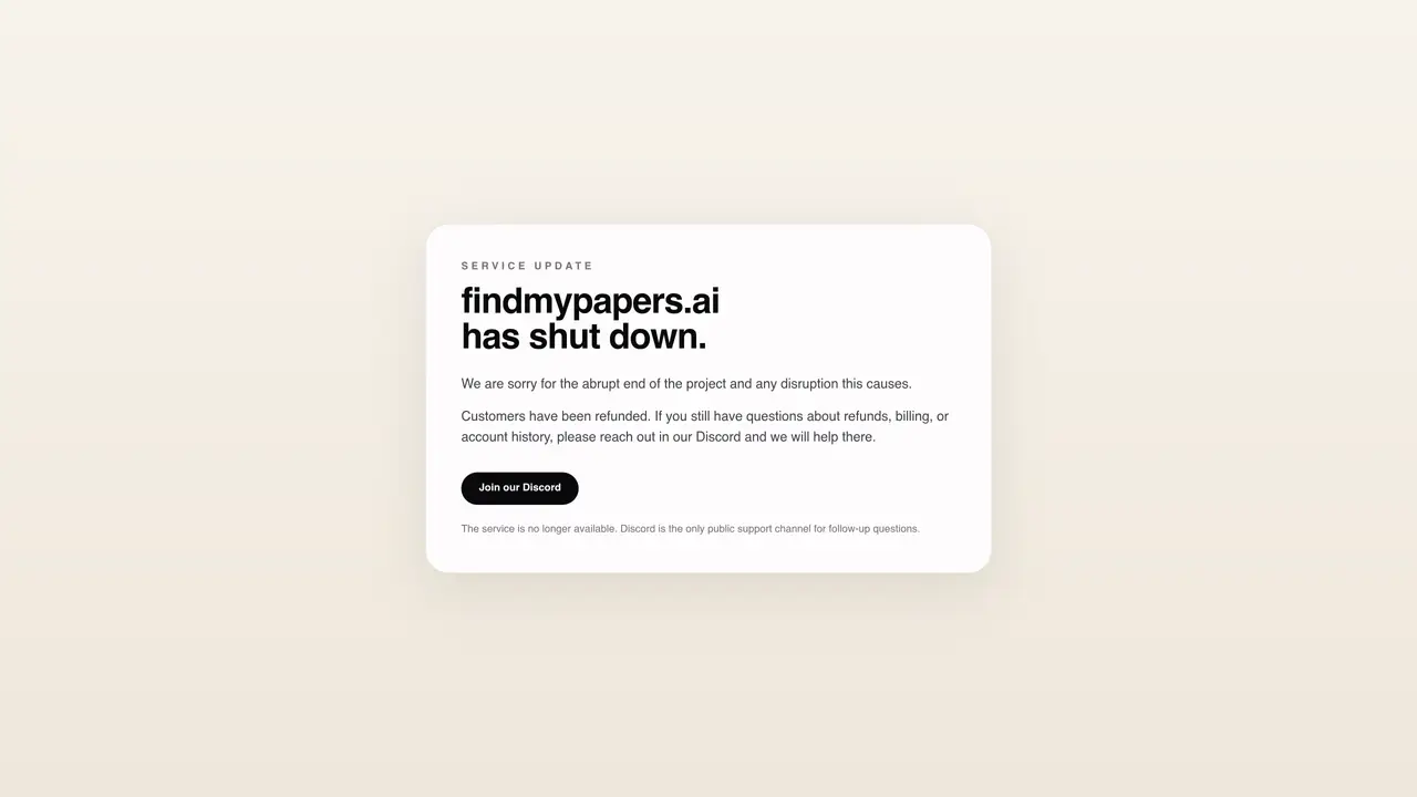 Find My Papers featured image