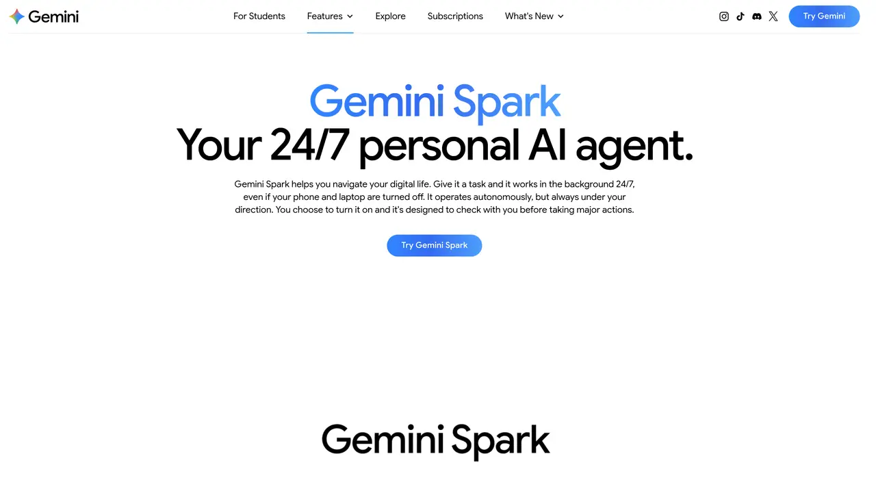 Gemini Spark featured image