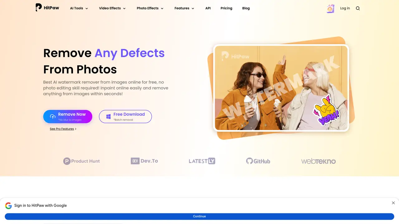 HitPaw Watermark Remover featured image