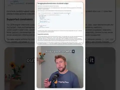 Structured Output in the browser with Transformers.js 4.3