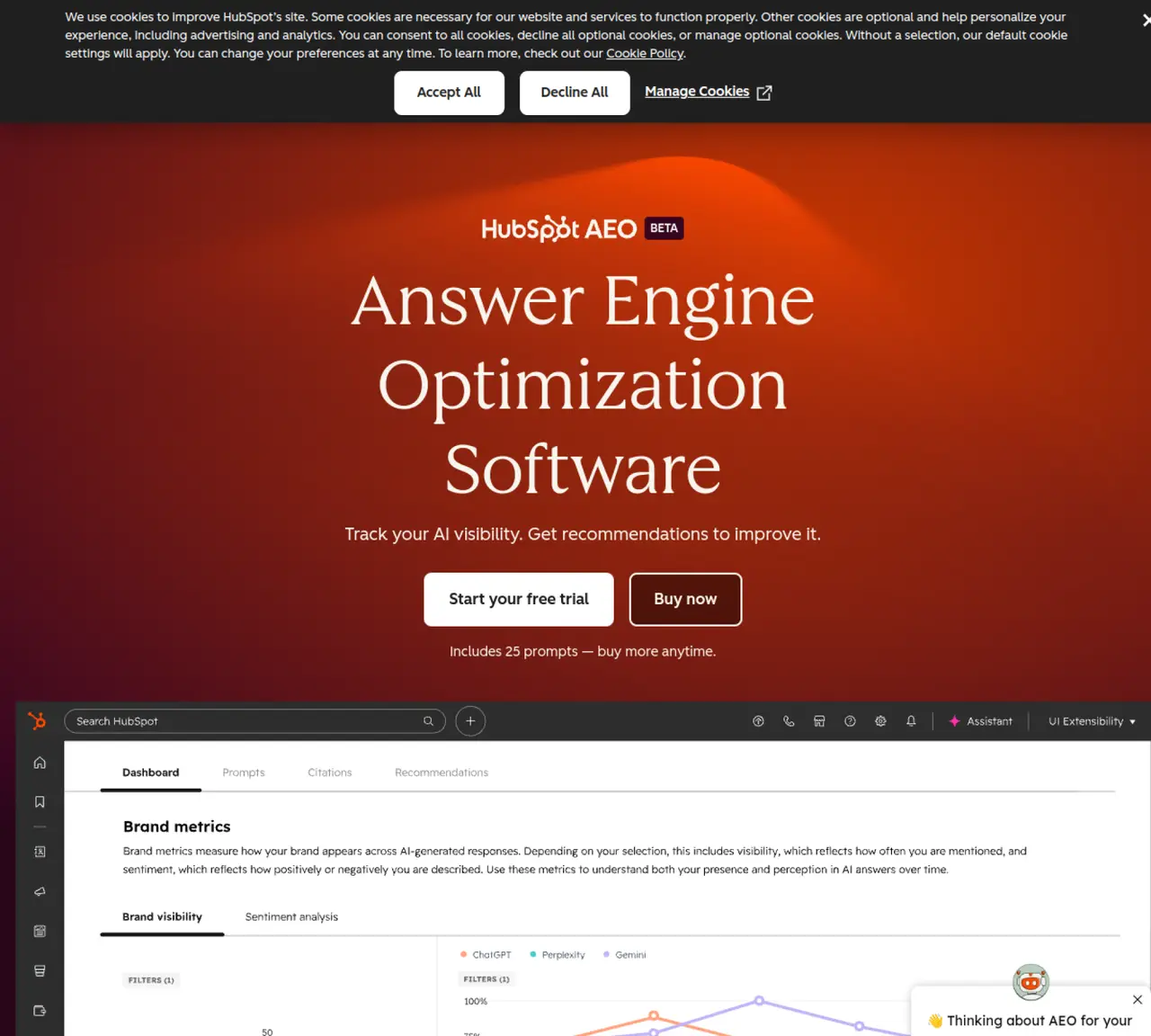 HubSpot AEO featured image