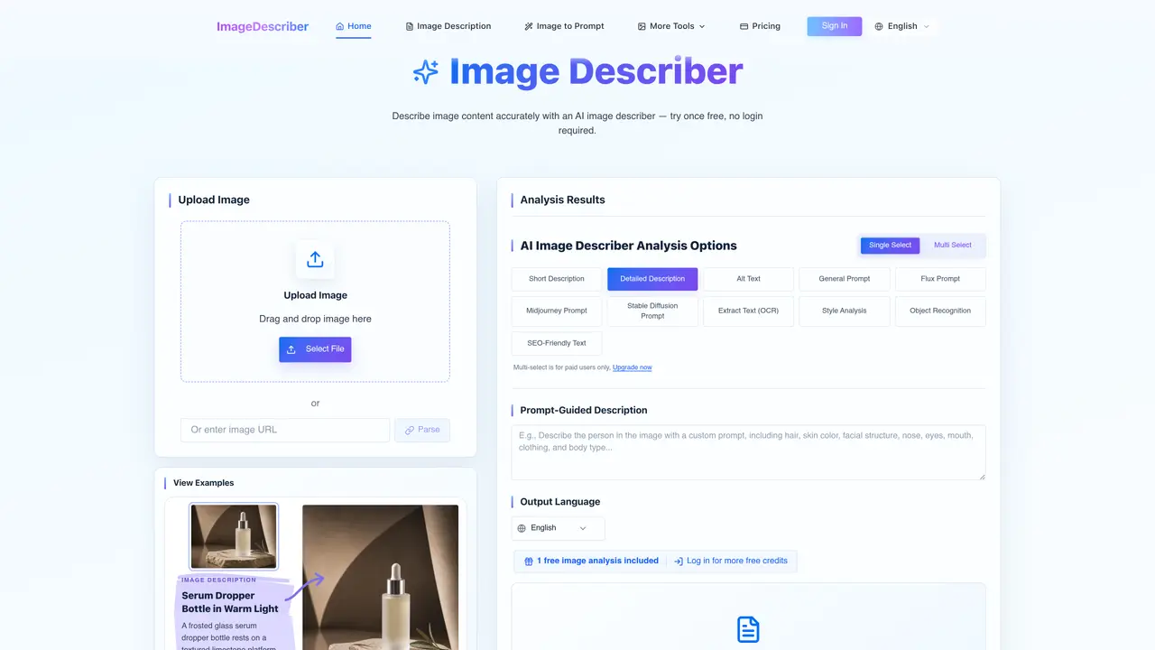 Image Describer featured image