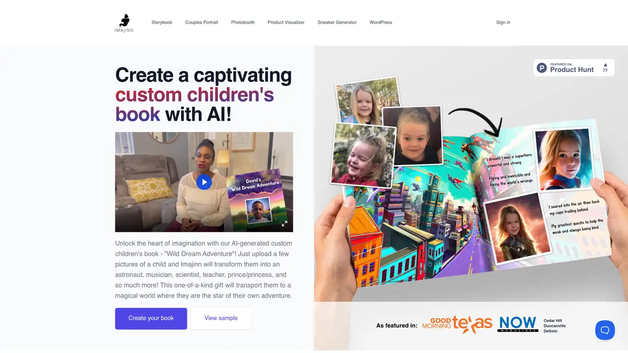 Imajinn AI Children’s Book featured image