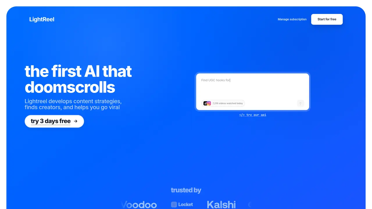 LightReel featured image