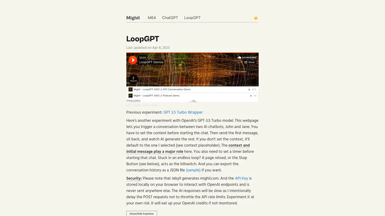 LoopGPT featured image