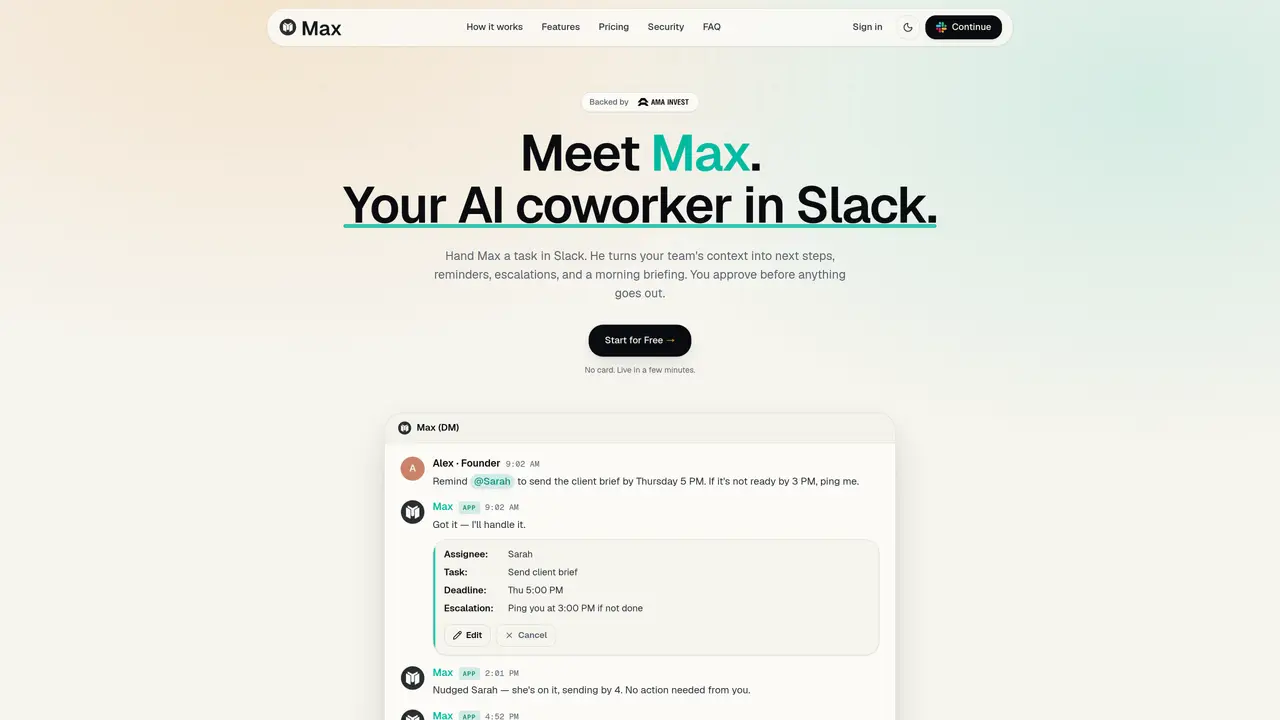 Max featured image