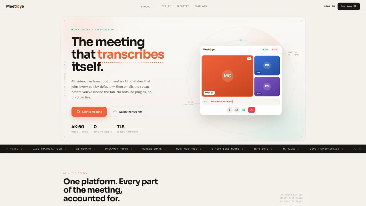 MeetOye featured image
