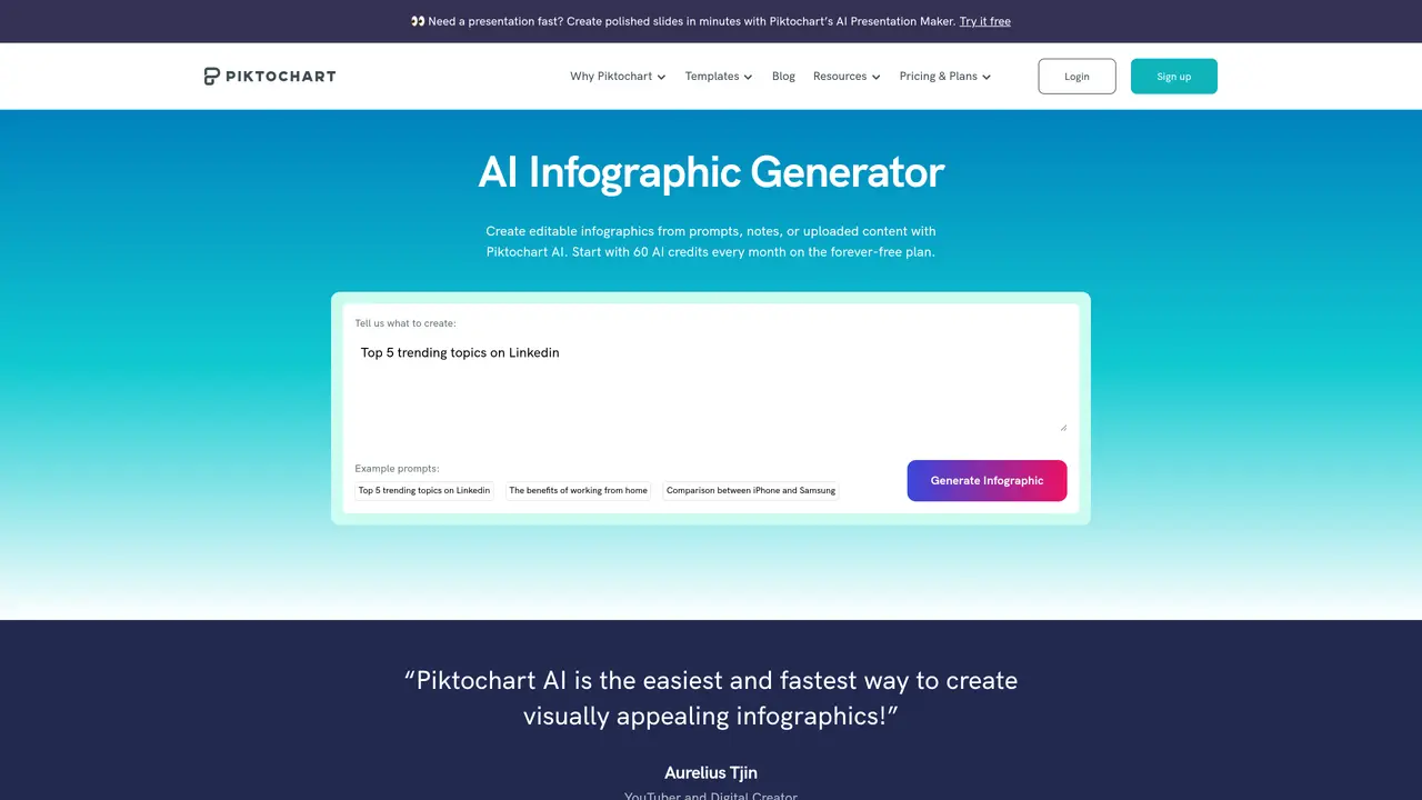 Piktochart AI featured image