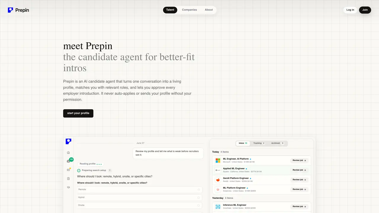 Prepin.ai featured image