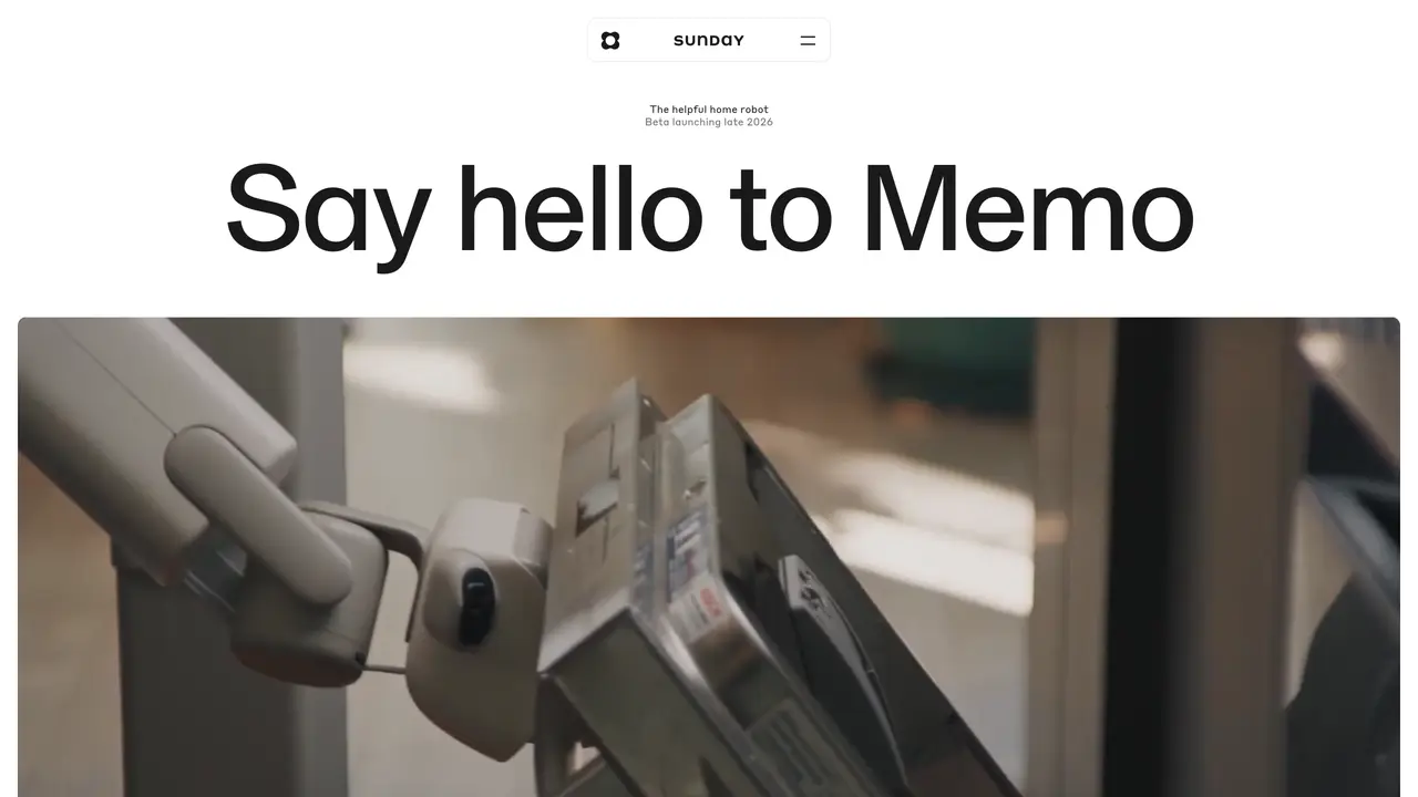 Sunday Robotics featured image